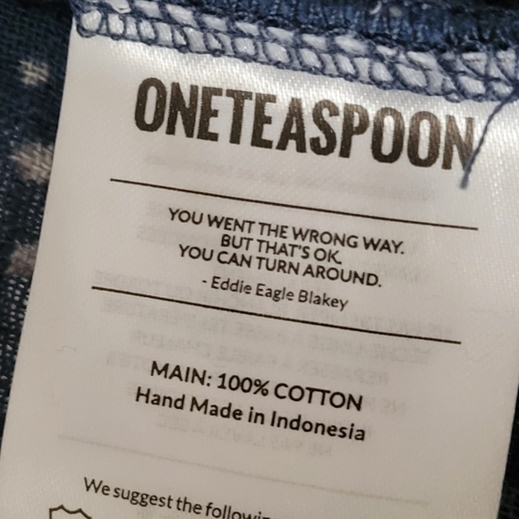 NEW One Teaspoon Starry Night Navy V-Neck Wrap Dress - Picture 10 of 11